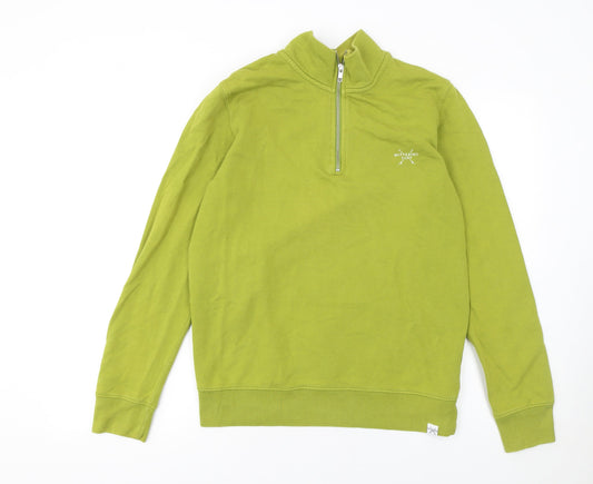 Mens UK Size S Wittering Surf Green Pullover Sweatshirt