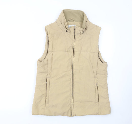 Womens UK Size 10 Cappuccini Beige Bodywarmer