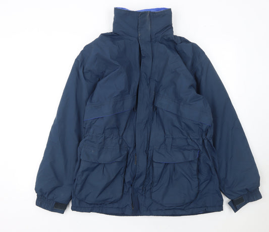 Womens UK Size M Alexandra Blue Parka Coat