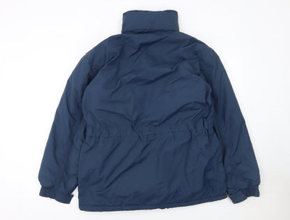 Womens UK Size M Alexandra Blue Parka Coat