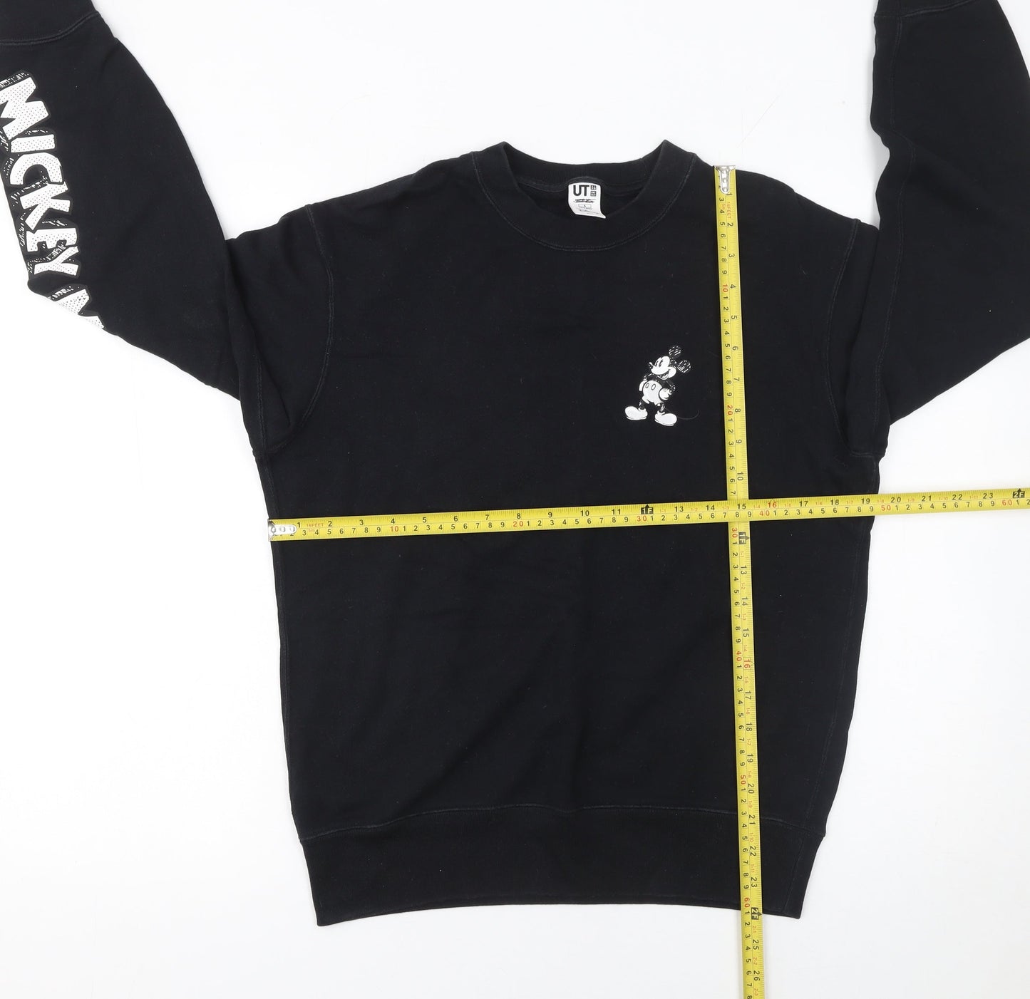 Womens UK Size S Uniqlo Black Pullover Sweatshirt