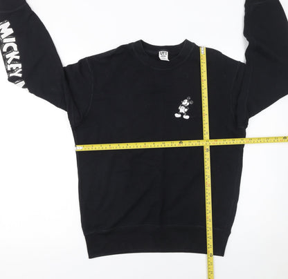 Womens UK Size S Uniqlo Black Pullover Sweatshirt
