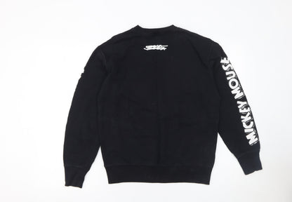 Womens UK Size S Uniqlo Black Pullover Sweatshirt