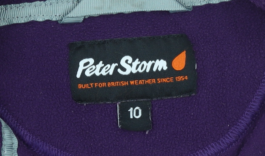 Womens UK Size 10 Peter Storm Purple Pullover Sweatshirt