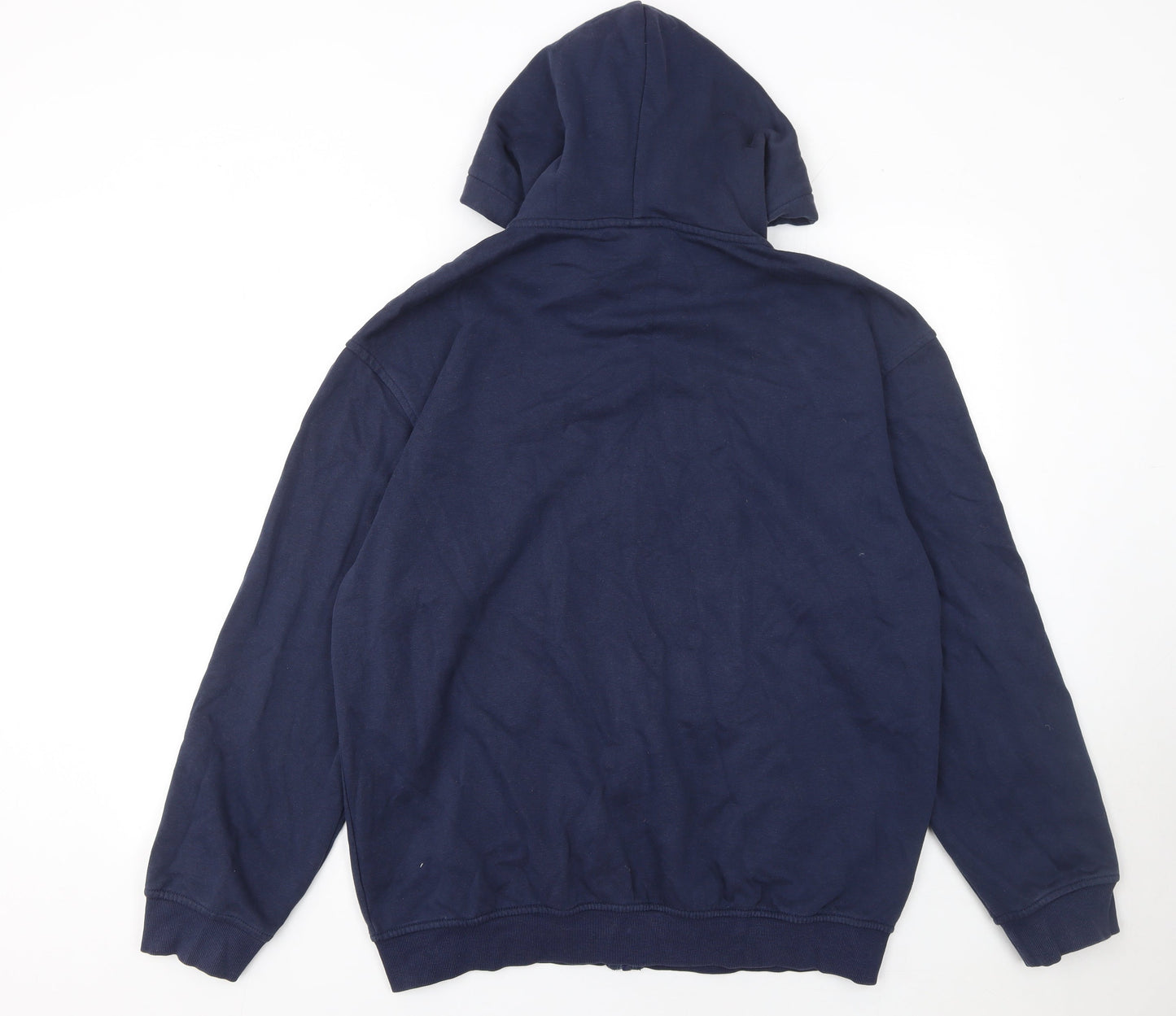 Mens UK Size M H&M Blue Full Zip Hoodie