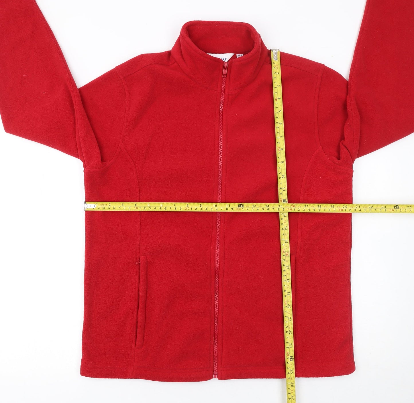 Womens UK Size 12 Damart Red Basic Jacket