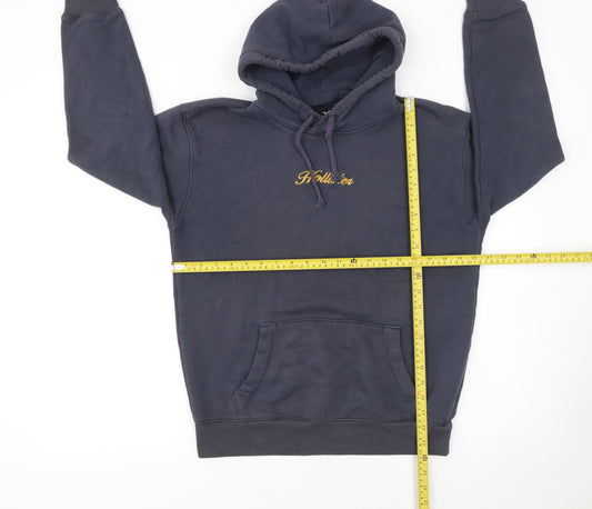 Mens UK Size S Hollister Blue Pullover Hoodie