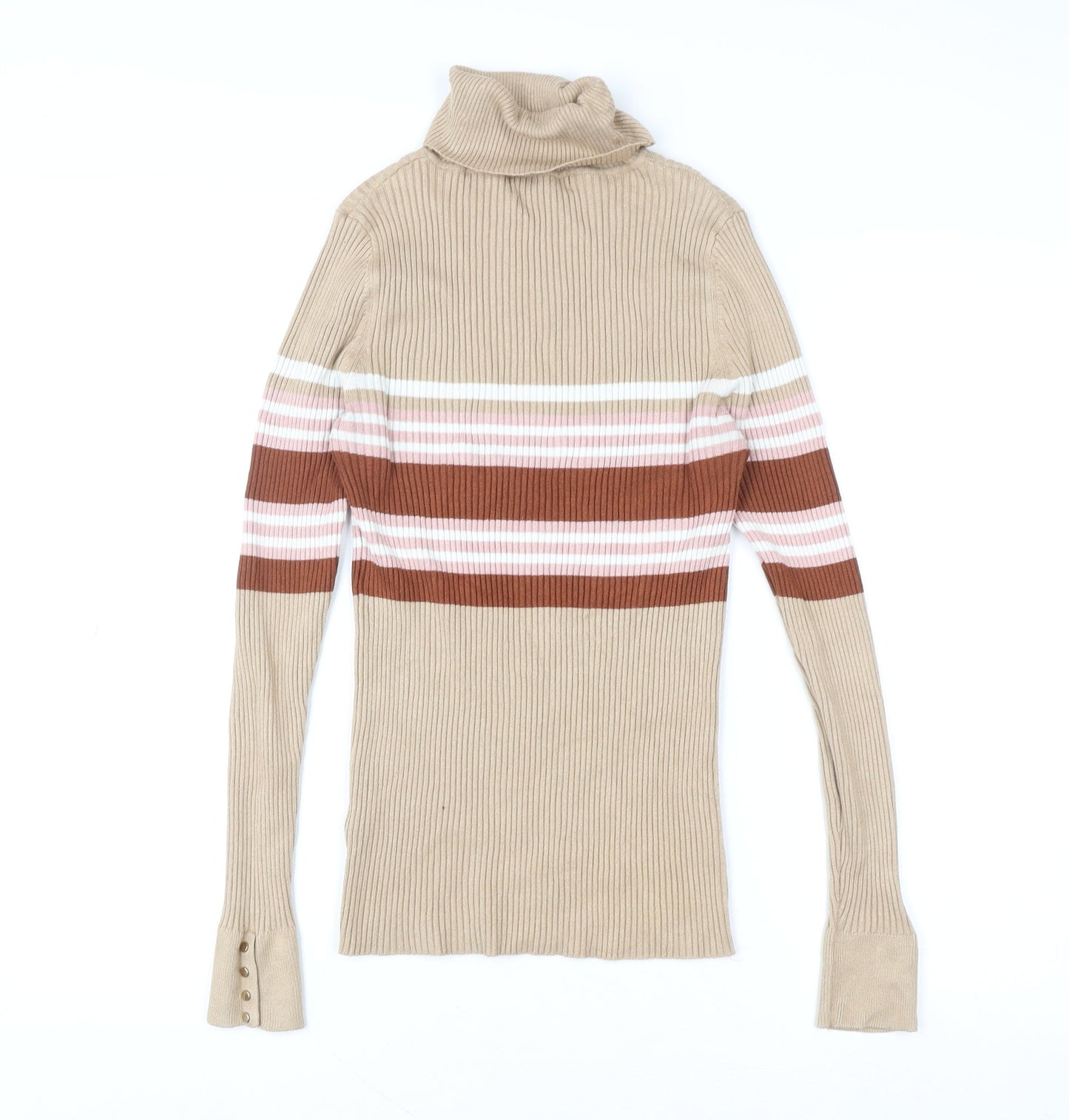 Womens UK Size 14 New Look Beige Pullover Sweatshirt