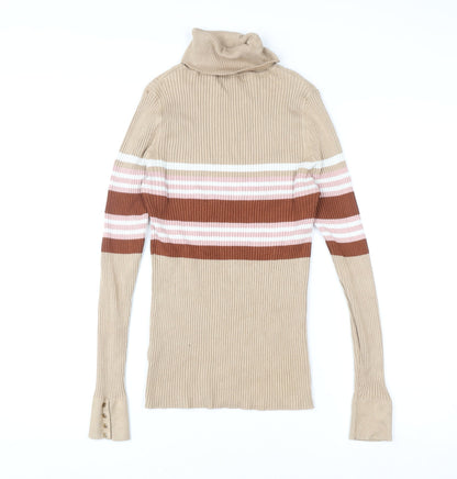 Womens UK Size 14 New Look Beige Pullover Sweatshirt