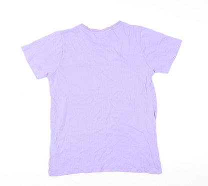 Teens UK Size 13/14 ellesse Purple Basic T-Shirt