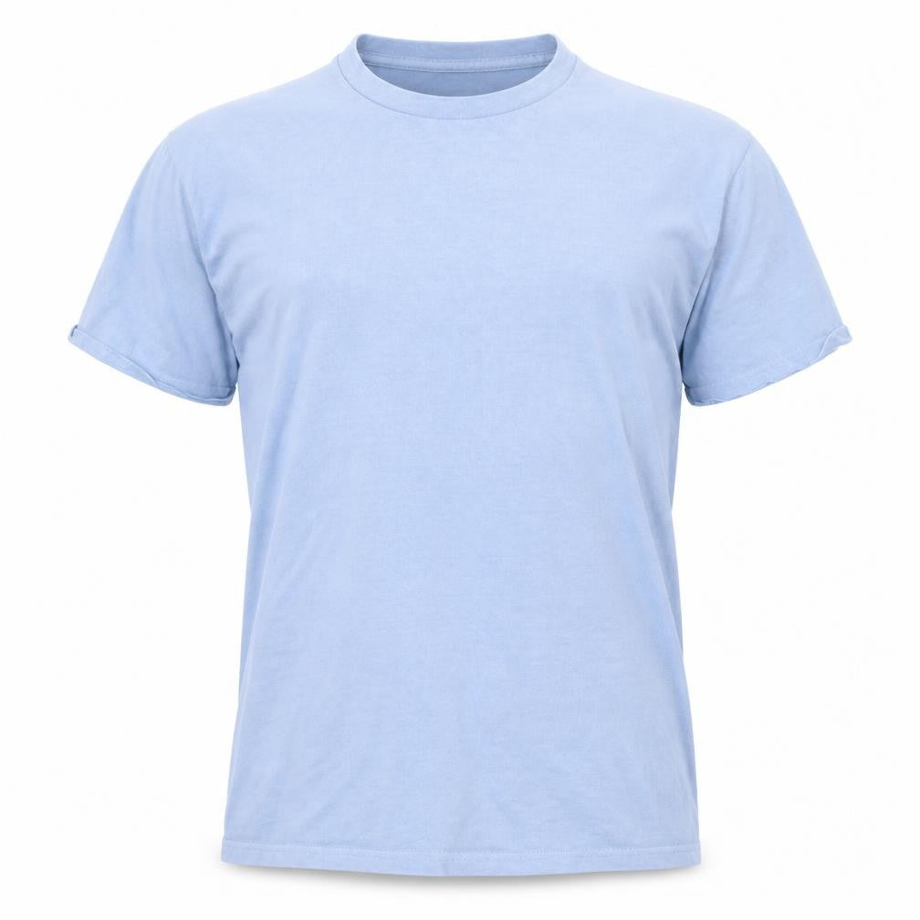 boohooMAN Men's Blue Crew Neck Graphic T-Shirt Size S