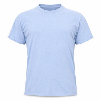 boohooMAN Men's Blue Crew Neck Graphic T-Shirt Size S