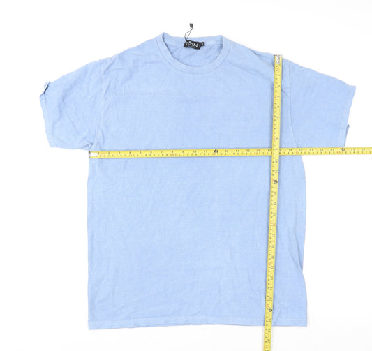 Mens UK Size S BoohooMAN Blue  T-Shirt