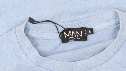 Mens UK Size S BoohooMAN Blue  T-Shirt
