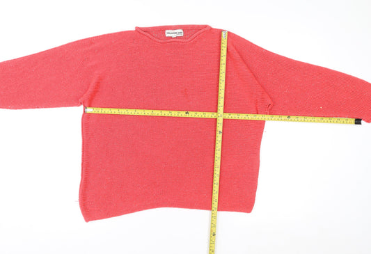 Womens UK Size M/L Collezione Gaia Pink Pullover Sweatshirt