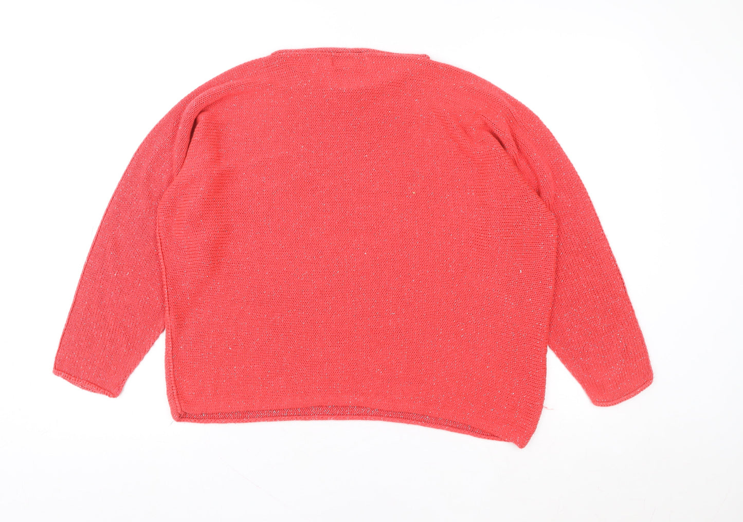 Womens UK Size M/L Collezione Gaia Pink Pullover Sweatshirt
