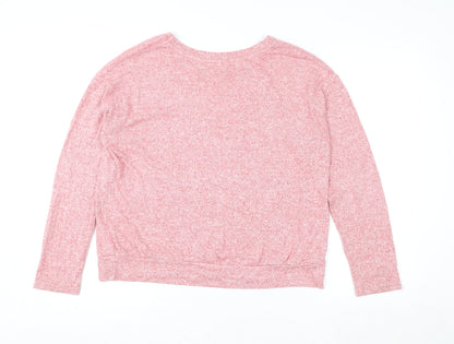Disney Women’s Pink Mickey Mouse Long Sleeve Pyjama Top L