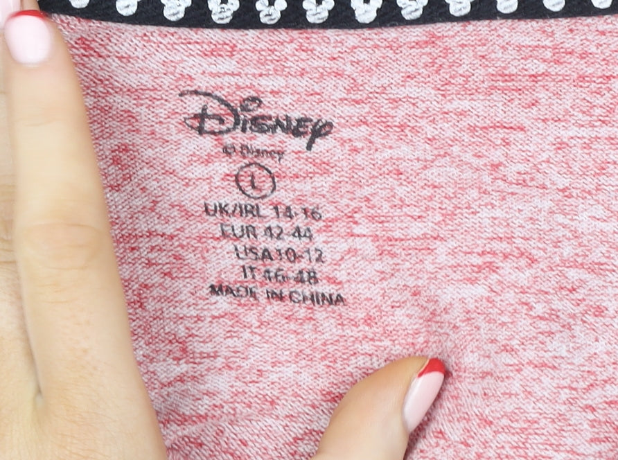 Disney Women’s Pink Mickey Mouse Long Sleeve Pyjama Top L