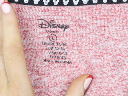 Disney Women’s Pink Mickey Mouse Long Sleeve Pyjama Top L