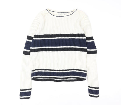 Womens UK Size M Zara Multicoloured Pullover Sweatshirt