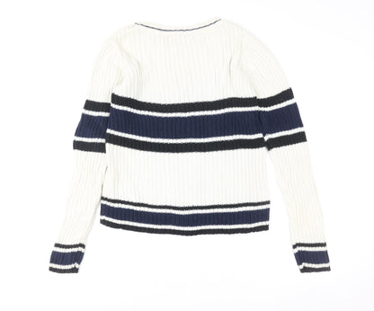 Womens UK Size M Zara Multicoloured Pullover Sweatshirt