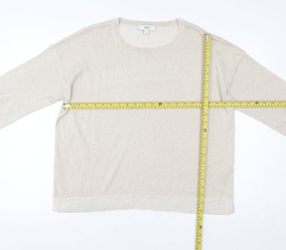 Womens UK Size L Marks and Spencer Beige Basic Blouse