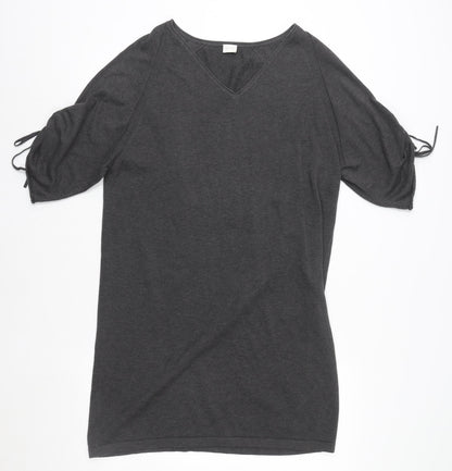 Womens UK Size 10 Poetry T-Shirt Dress