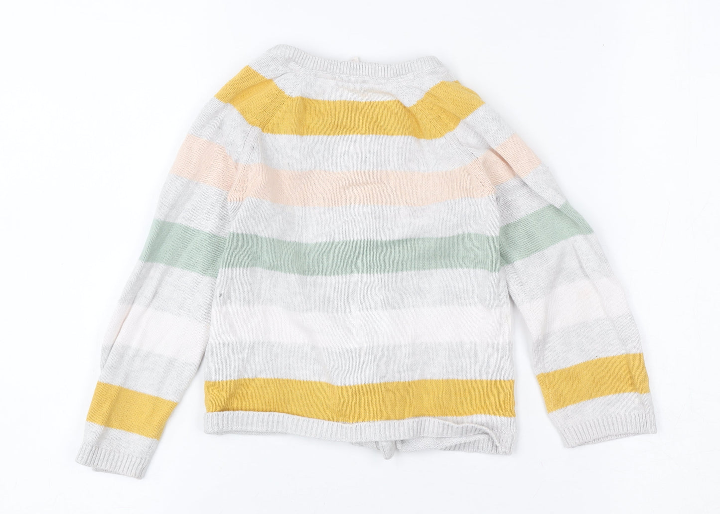 Girls UK Size 2 Years H&M Multicoloured Cardigan Jumper