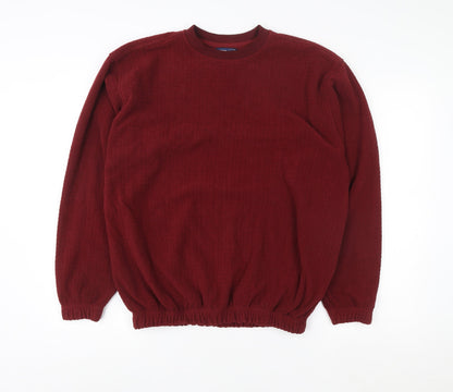 Mens UK Size M Hippo Red Pullover Sweatshirt