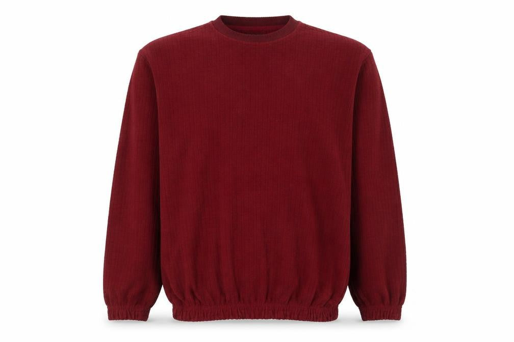 Mens UK Size M Hippo Red Pullover Sweatshirt