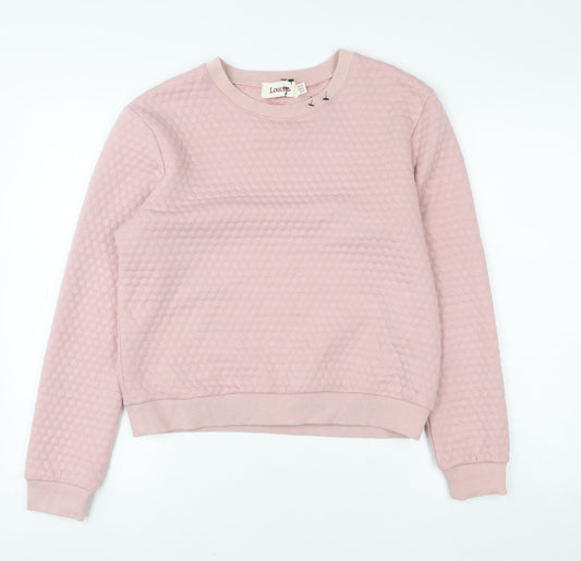 Womens UK Size 10 Louche Pink Pullover Sweatshirt