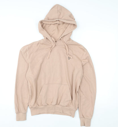 Womens UK Size XS H&M Beige Pullover Hoodie