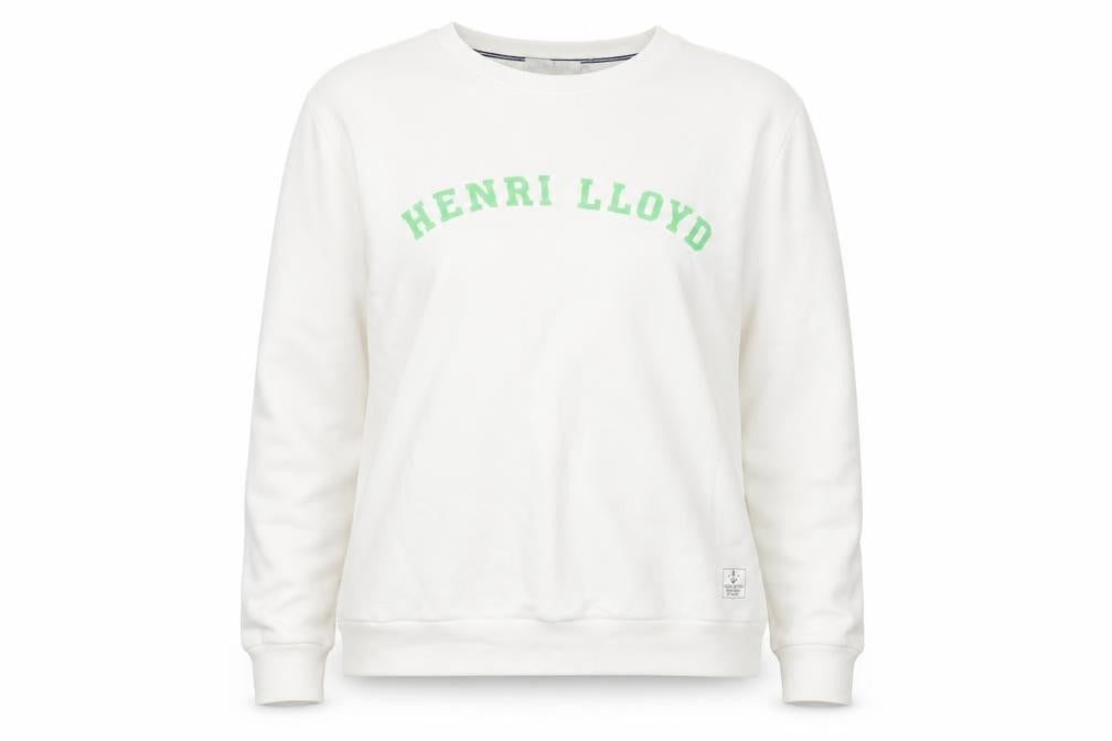 Womens UK Size M Henri Lloyd White Pullover Sweatshirt