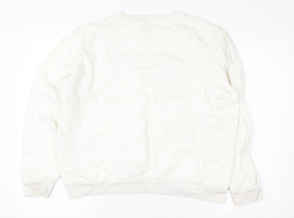 Womens UK Size M Henri Lloyd White Pullover Sweatshirt