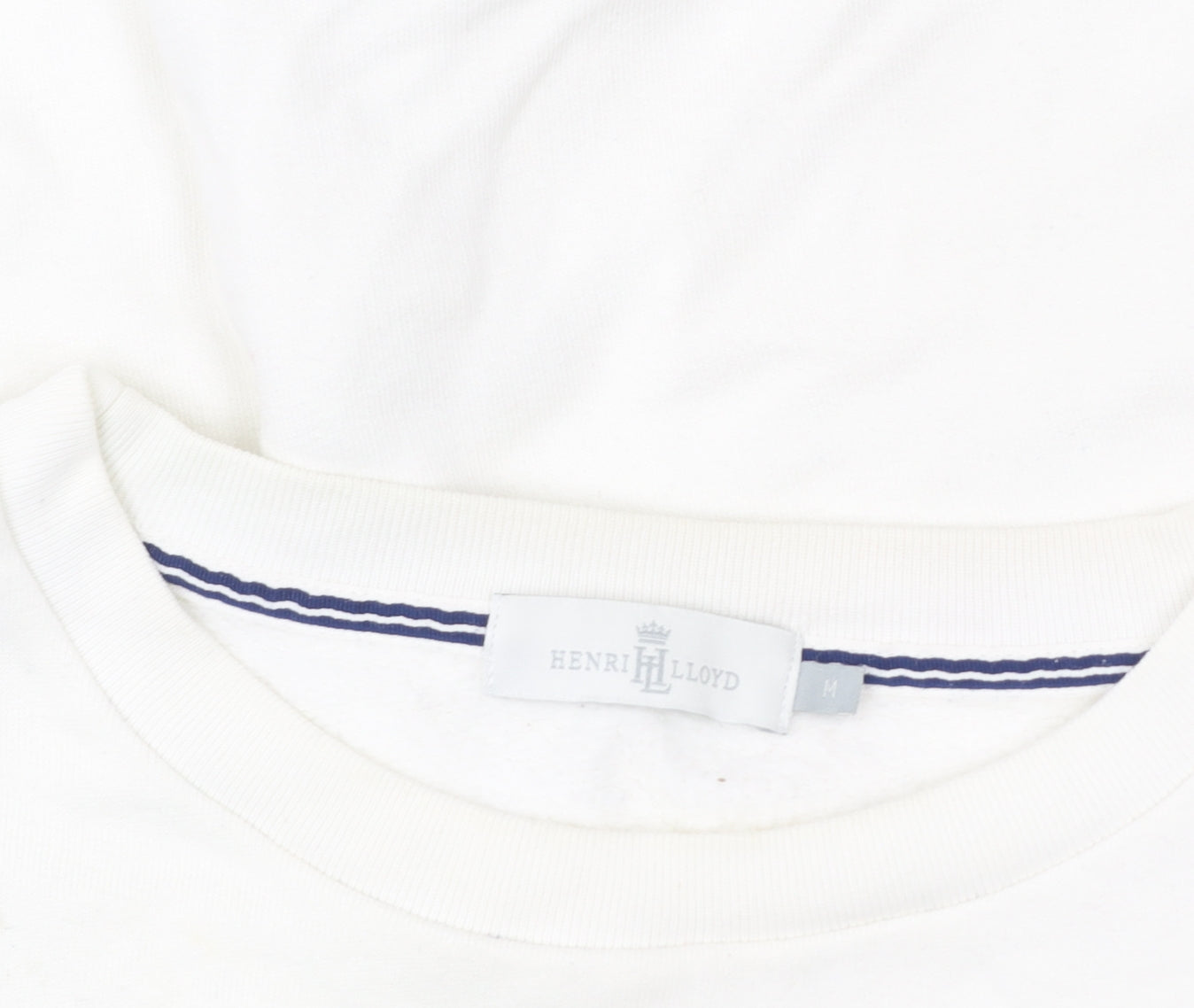 Womens UK Size M Henri Lloyd White Pullover Sweatshirt