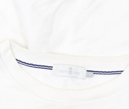 Womens UK Size M Henri Lloyd White Pullover Sweatshirt