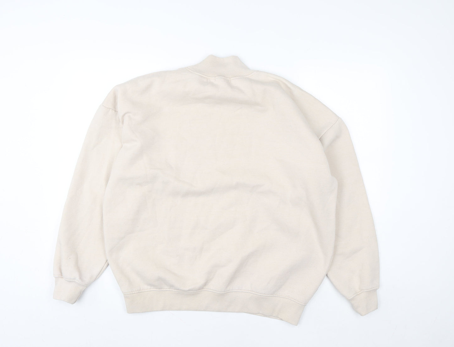 Womens UK Size S PRETTYLITTLETHING Beige Pullover Sweatshirt