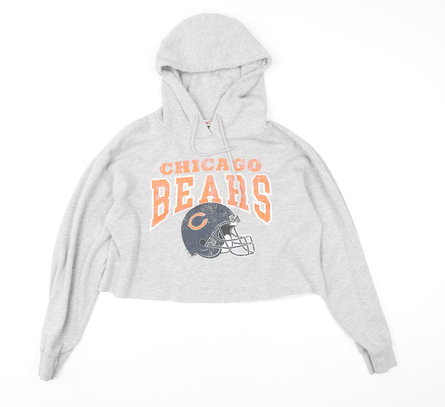 Womens UK Size M NFL Grey Pullover Hoodie
