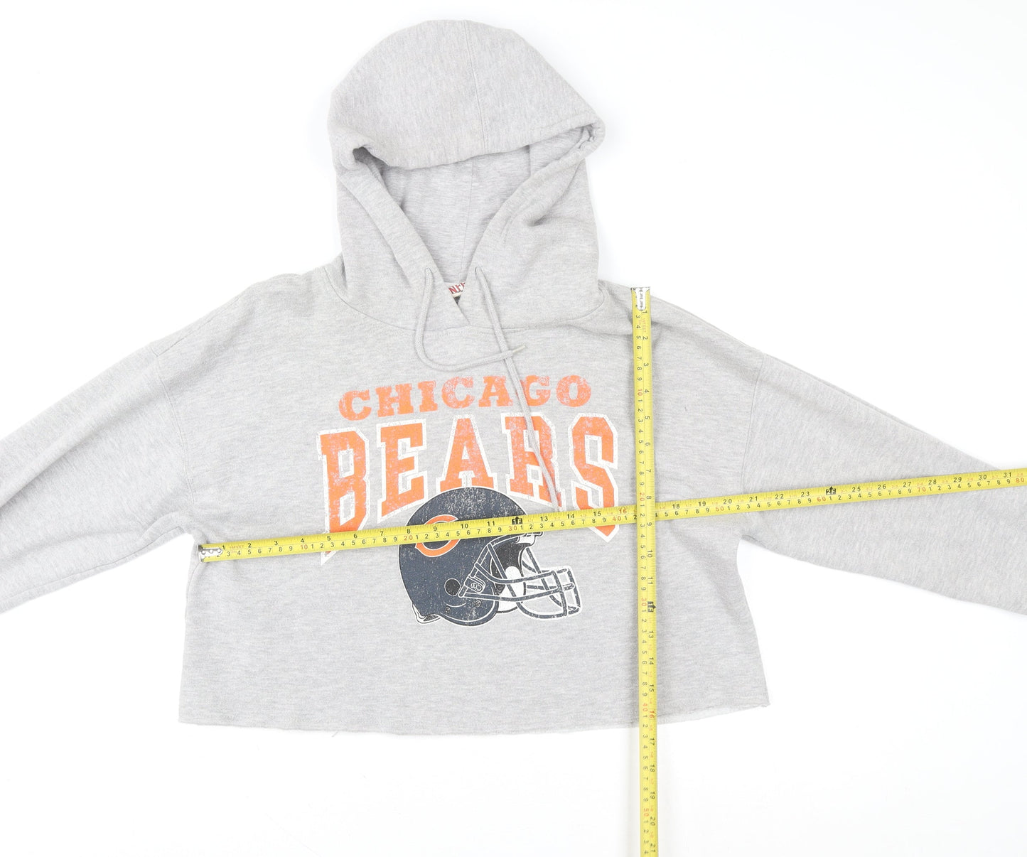 Womens UK Size M NFL Grey Pullover Hoodie