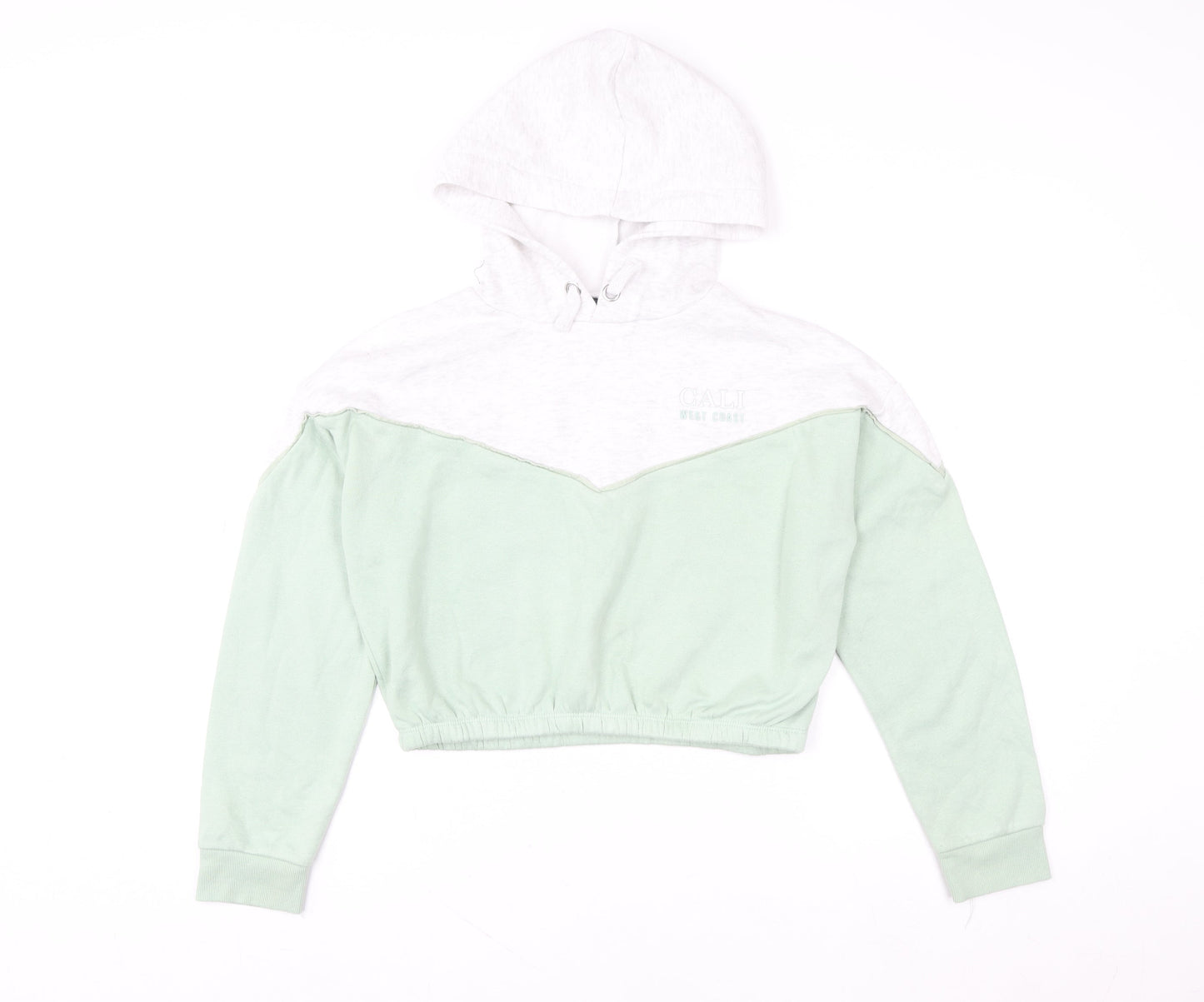 Girls UK Size 12-13 Years New Look Green Pullover Hoodie