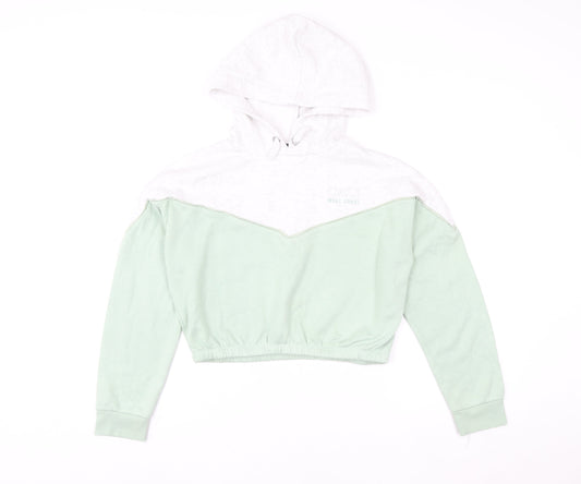 Girls UK Size 12-13 Years New Look Green Pullover Hoodie