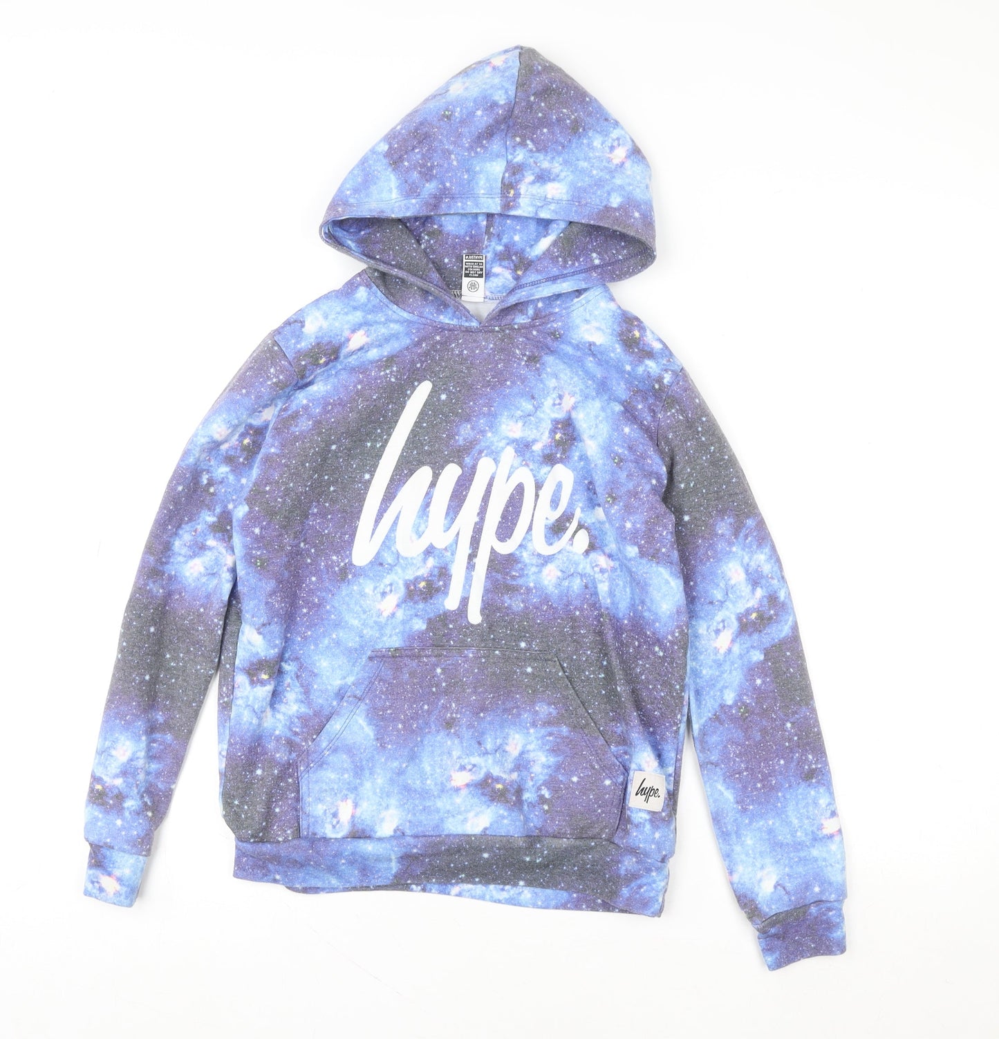 Boys UK Size 11-12 Years Hype Blue Pullover Hoodie