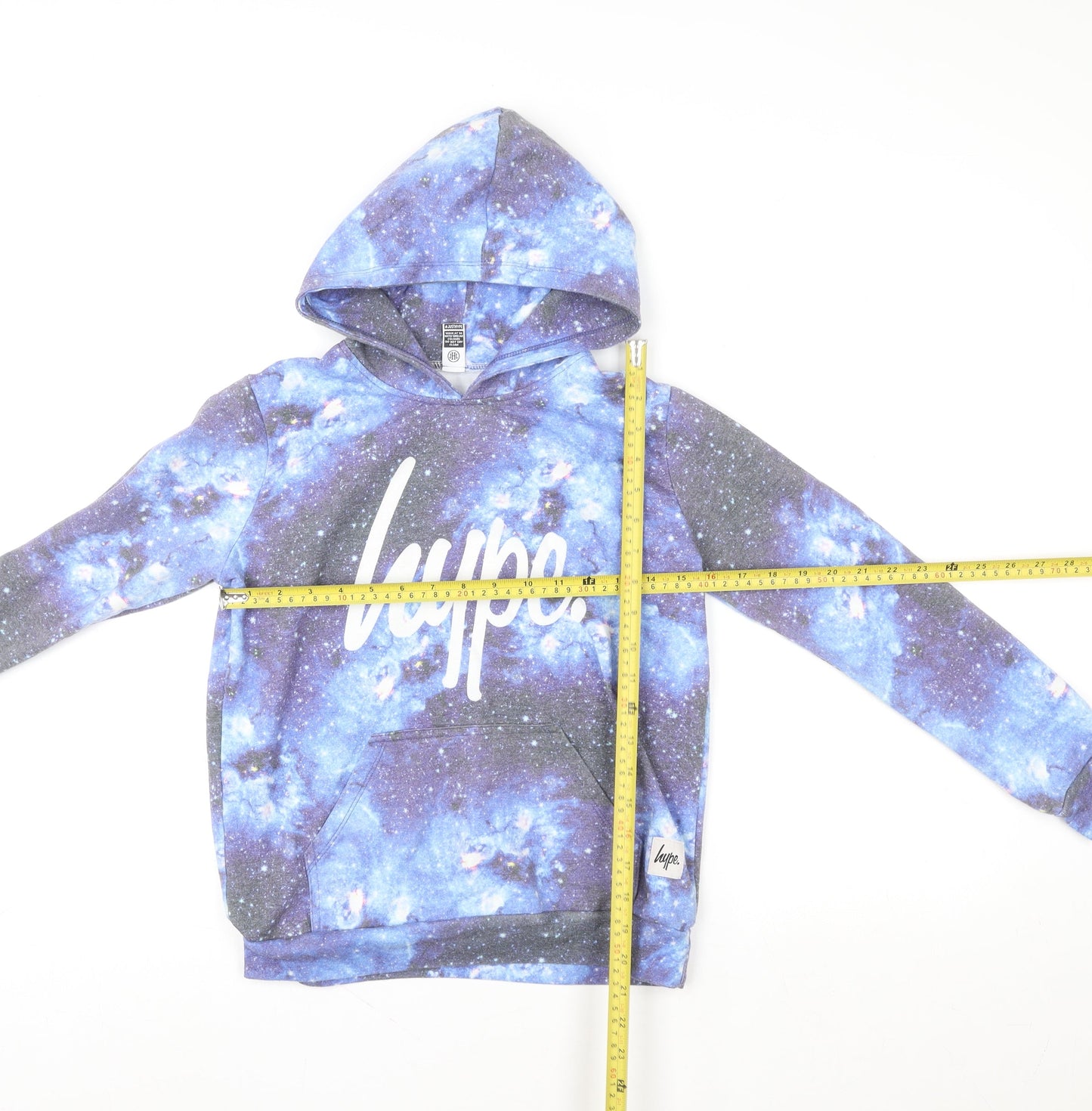 Boys UK Size 11-12 Years Hype Blue Pullover Hoodie