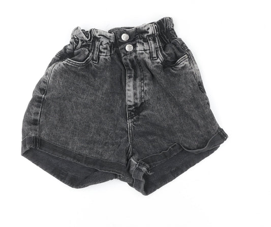 Womens UK Size 8 Denim Co Relaxed Fit Paperbag Shorts