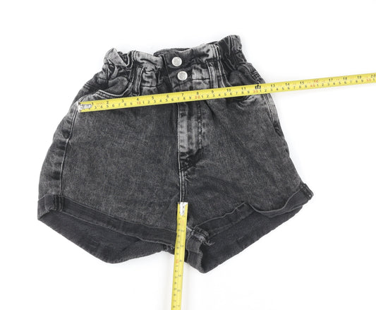 Womens UK Size 8 Denim Co Relaxed Fit Paperbag Shorts
