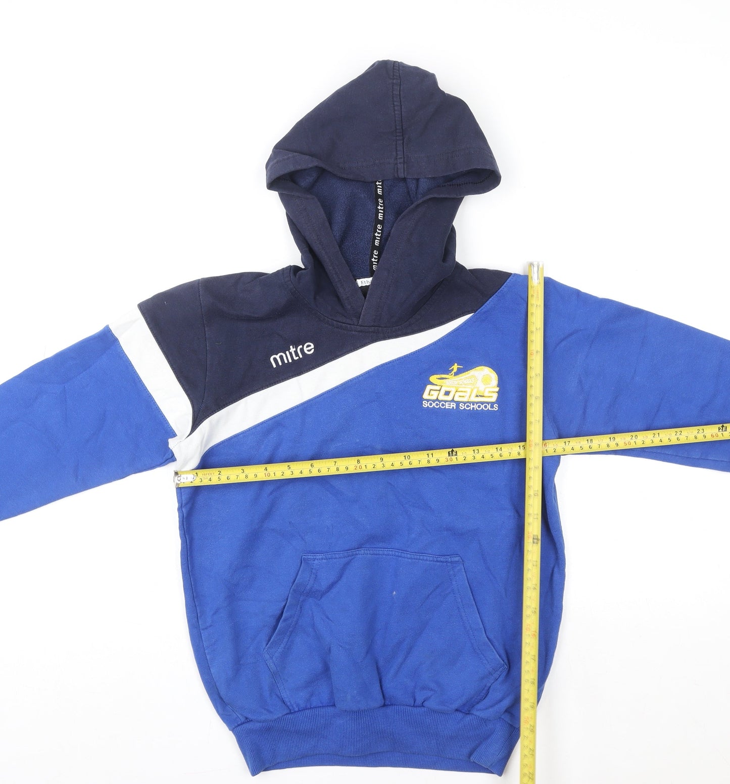 Boys UK Size 11-12 Years Mitre Blue Pullover Hoodie