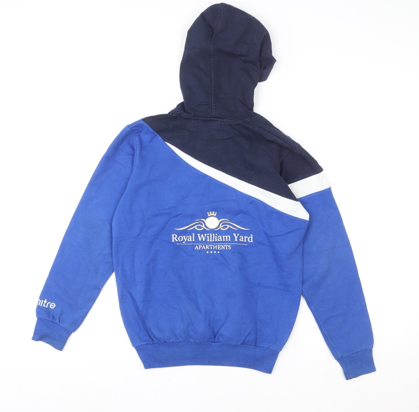 Boys UK Size 11-12 Years Mitre Blue Pullover Hoodie