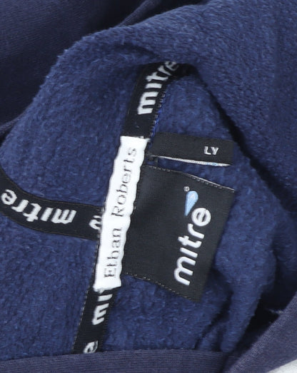 Boys UK Size 11-12 Years Mitre Blue Pullover Hoodie