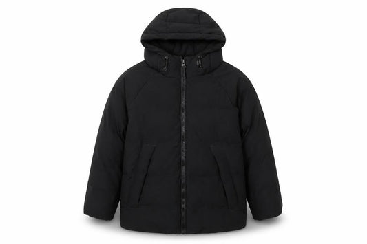 Girls UK Size 7-8 Years F&F Black Puffer Jacket