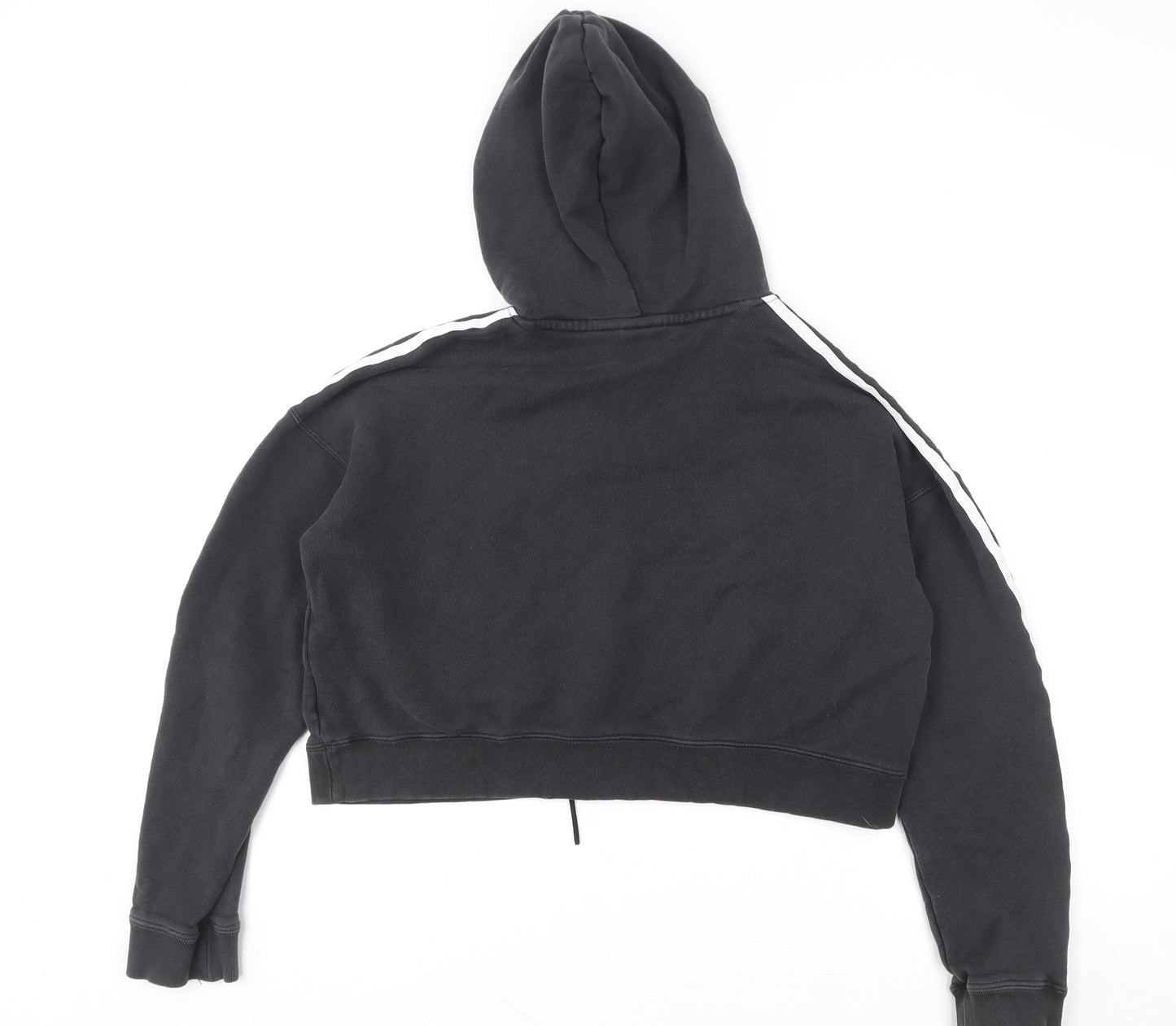 Womens UK Size 8 adidas Black Pullover Hoodie